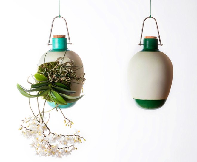 Project Epiphytes, Dossofiorito, indoor plants, plant species, Milan Design Week, Salone Satellite 2015, indoor garden, suspended garden, green design, plant ecosystem