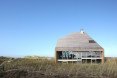 dune-inspired building, dune landscape, Dune House, Marc Koehler Architects, contemporary home, bio fuel, timber, cross laminated wood, gable roof, the netherlands, Terschelling island