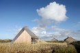 dune-inspired building, dune landscape, Dune House, Marc Koehler Architects, contemporary home, bio fuel, timber, cross laminated wood, gable roof, the netherlands, Terschelling island
