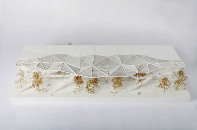 Ecole Polytechnique learning center, Sou Fujimoto Architects, Manal Rachdi OXO Architects, Nicolas Laisné Associates, learning center, glass facade, atrium, indoor graden, green spaces, green architecture, informal spaces