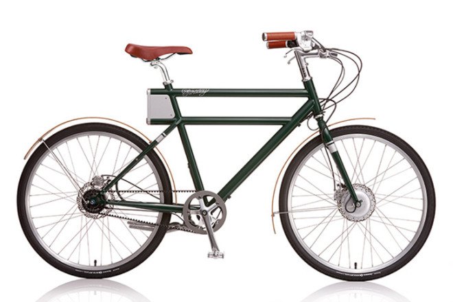 Faraday, e-bike, electric bike, Porteur e-bike, vintage bikes, green transportation, green design, delivery bike, green technology, battery-powered bike