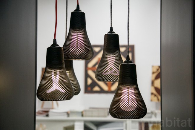 Milan Design Week, Milan Furniture Fair, Milan Design Week 2015, iSalone, iSalone 2015, Studio Meraldi Rubini, Rumbles 3D-printed lamps, 3D-printed lamps, The Rumbles