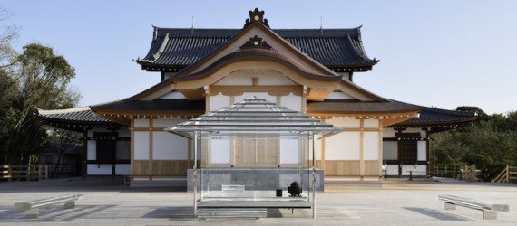 glass architecture, glass structure, japanese architecture, japanese traditional architecture, modern japanese tea house, modern tea house, Tokujin Yoshioka, Kyoto, tea ceremony, KOU-AN glass tea house, glass tea house, glass tea house by Tokujin Yoshioka