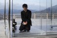 glass architecture, glass structure, japanese architecture, japanese traditional architecture, modern japanese tea house, modern tea house, Tokujin Yoshioka, Kyoto, tea ceremony, KOU-AN glass tea house, glass tea house, glass tea house by Tokujin Yoshioka