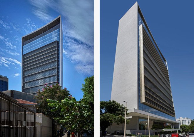 Gustavo Penna Arquiteto e Associados, Forluz skyscraper, Brazil, green skyscraper, sustainable building, flexible spaces, office buildings, green headquarters, green tower, natural ventilation, glass facade