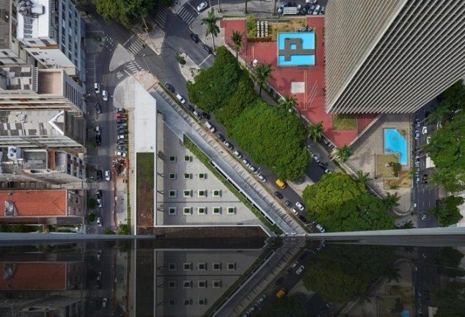 Gustavo Penna Arquiteto e Associados, Forluz skyscraper, Brazil, green skyscraper, sustainable building, flexible spaces, office buildings, green headquarters, green tower, natural ventilation, glass facade