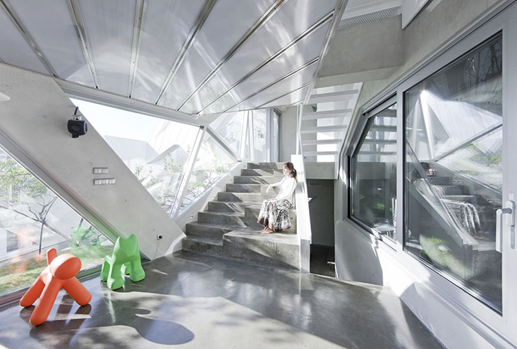 Hwa Hun house, blooming house, IROJE KHM Architects, vertical garden, green roof, rooftop garden, green building, Seoul, South Korea, green architecture