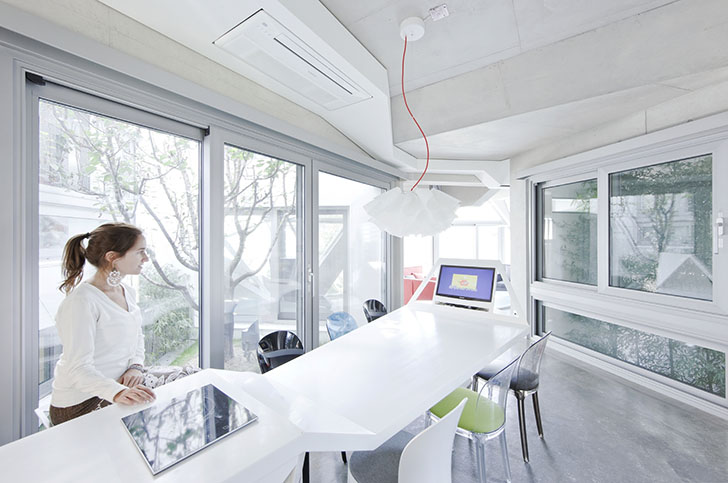 Hwa Hun house, blooming house, IROJE KHM Architects, vertical garden, green roof, rooftop garden, green building, Seoul, South Korea, green architecture
