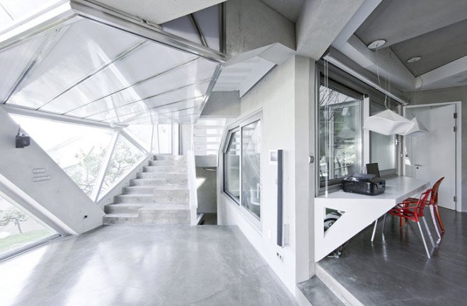 Hwa Hun house, blooming house, IROJE KHM Architects, vertical garden, green roof, rooftop garden, green building, Seoul, South Korea, green architecture