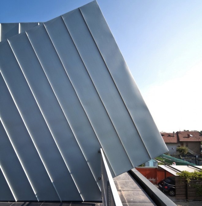 italian architecture, riamondo guidance, recycled materials, titanium zinc, rheinzink, sustainable materials, sustainable building