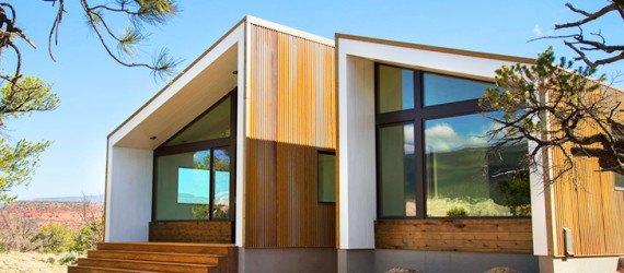 Corten steel, Corten, Capitol Reef Dwellings, Capitol Reef National Park, Imbue Design, minimalist, desert, desert house, juniper trees
