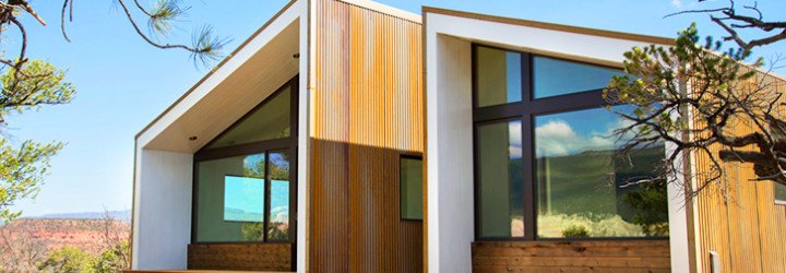 Corten steel, Corten, Capitol Reef Dwellings, Capitol Reef National Park, Imbue Design, minimalist, desert, desert house, juniper trees
