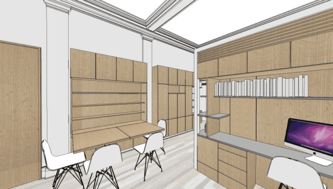 Jordan Parnass digital architecture, jpda, small studio, small living, micro apartment, tiny apartment, tiny home, upper east side studio, studio apartment tips, how to make a small apartment feel larger