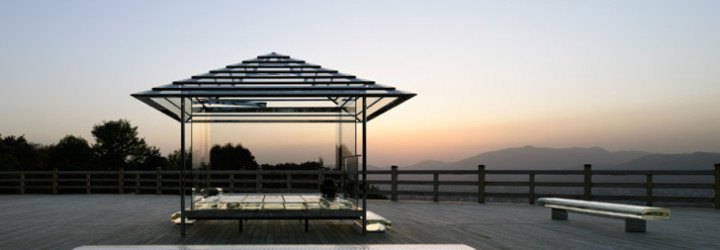 tokujin yoshioka, kou-an, kyoto, glass tea house, buddhist temple, japan, japanese design