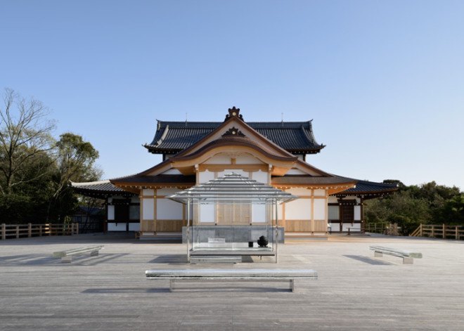 tokujin yoshioka, kou-an, kyoto, glass tea house, buddhist temple, japan, japanese design