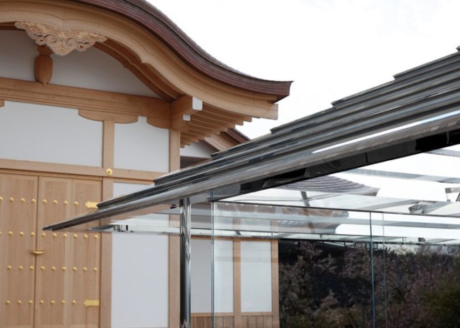 tokujin yoshioka, kou-an, kyoto, glass tea house, buddhist temple, japan, japanese design