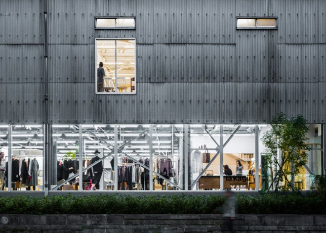 green design, eco design, sustainable design, disused warehouse, adaptive reuse, Kengo Kuma Associates, La Kagu Tokyo