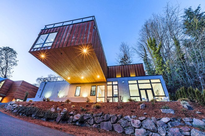 Chris Pardo, Chris Pardo Washington, Washington Architecture, Chris Pardo Design, Elemental Architecture, Chris Pardo Elemental Architecture, Chris Pardo Palm Springs, Chris Pardo architecture, cantilever architecture, cantilever residence, Chris Pardo Kirkland, Kirkland architecture, Kirkland Washington residence, green lighting, LED lighting, smart home