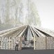 Lacuna library, Flux Collective, FLUX Collaborative, Bay Area Book Festival, book installation, book art, public installation, interactive spaces, interactive installation, reused materials