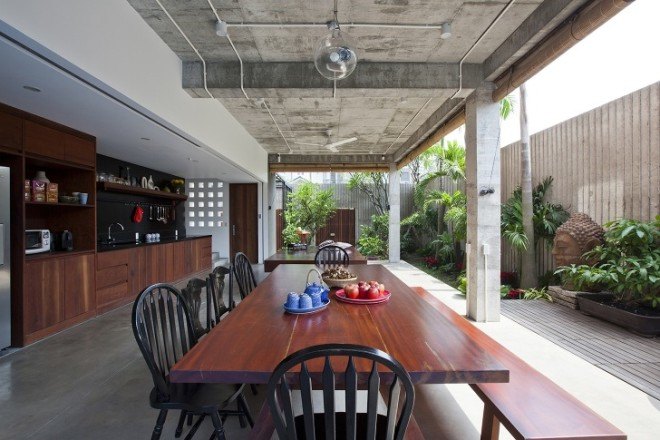 MM++ Architects, Saigon, Vietnam, Vietnamese architecture, tropical weather, vernacular arhitecture, green roof, natural ventilation, cross ventilation, bamboo