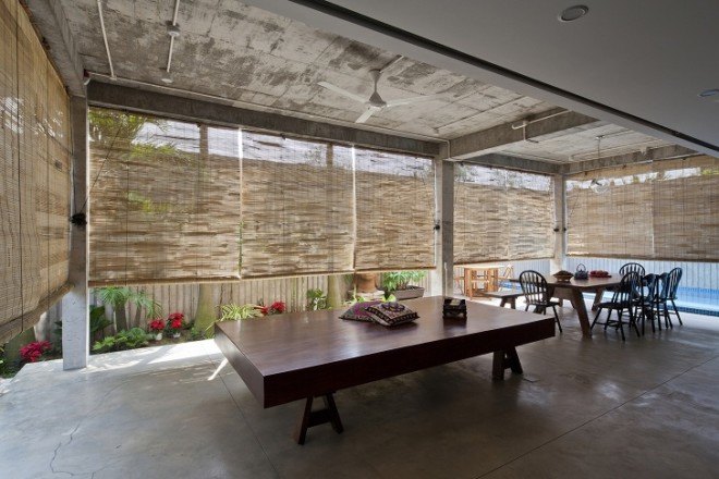 MM++ Architects, Saigon, Vietnam, Vietnamese architecture, tropical weather, vernacular arhitecture, green roof, natural ventilation, cross ventilation, bamboo