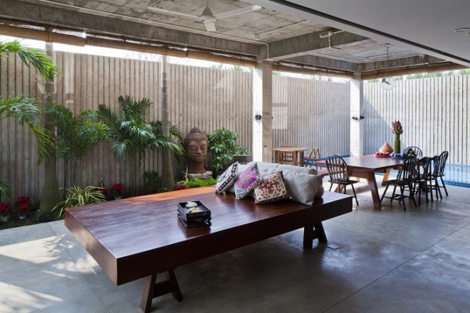 MM++ Architects, Saigon, Vietnam, Vietnamese architecture, tropical weather, vernacular arhitecture, green roof, natural ventilation, cross ventilation, bamboo