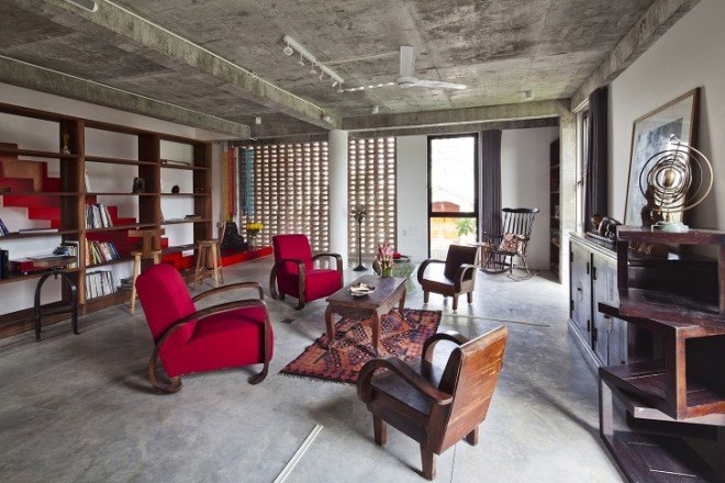 MM++ Architects, Saigon, Vietnam, Vietnamese architecture, tropical weather, vernacular arhitecture, green roof, natural ventilation, cross ventilation, bamboo