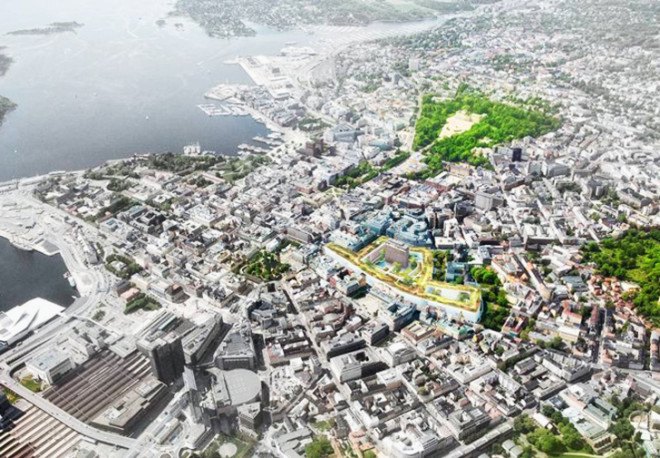 MVRDV, Oslo, Oslo business district, business quarter, Oslo business quarter, Oslo Norway, Norway, architecture competition, Oslo architecture competition