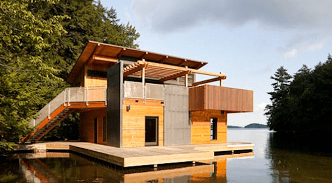 energy efficient home, rooftop solar array, Self-Supporting Dome Homes, Nicoló Bini's, AchiBlox, Christopher Simmonds, sustainable renovation, contemporary home, Bates Masi Architects, Jim Poteet architect, modular furniture, German-certified home