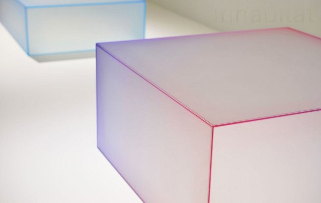 Nendo Soft Colored Glass Tables, oki sato, milan design week, milan furniture fair, Permanente di Milano, nendo, nendo milan, Cappellini, Driade, Gebruder Thonet Vienna, Italian Glass, Lemnos, Moroso, best of nendo