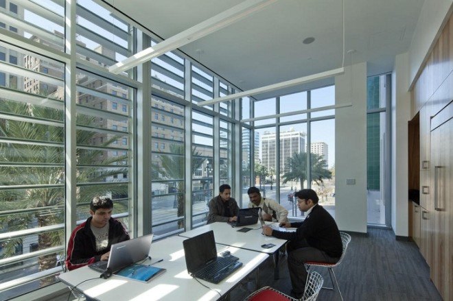 The American Institute of Architects, AIA Award, sustainable architecture, green roof, office building, water management, solar design, solar power, solar panels, passive sustainability, irrigation, energy-efficient building, green skyscraper