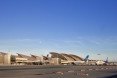 Tom Bradley International Airport, Los Angeles, LEED Gold certification, LEED building, Fentress Architects, sustainable architecture, sustainable airport, airport terminal, recycled materials, solar glare, low-e glass, natural light