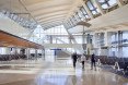 Tom Bradley International Airport, Los Angeles, LEED Gold certification, LEED building, Fentress Architects, sustainable architecture, sustainable airport, airport terminal, recycled materials, solar glare, low-e glass, natural light