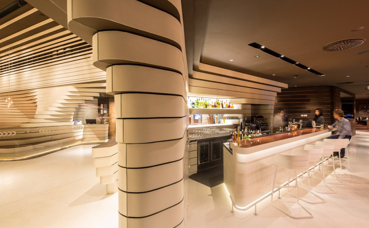 GRAFT Architects, Old Mill Belgrade Hotel, Serbia, recycled materials
