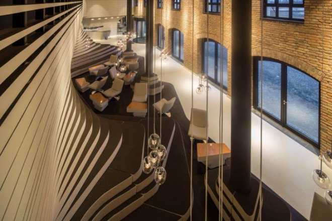GRAFT Architects, Old Mill Belgrade Hotel, Serbia, recycled materials