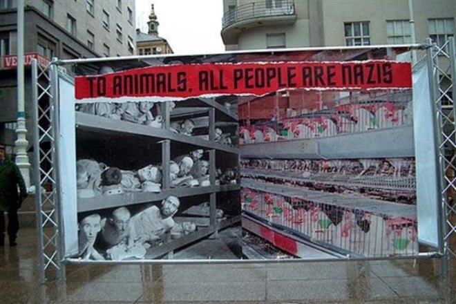 NYC Animal Holocaust Procession, animal cruelty, Holocaust Remembrance Day, NYC Holocaust events, Shimon Shuchat, animal protection protests, PETA events, Farm Animal Rights Movement, animal rights, nyc animal rights,