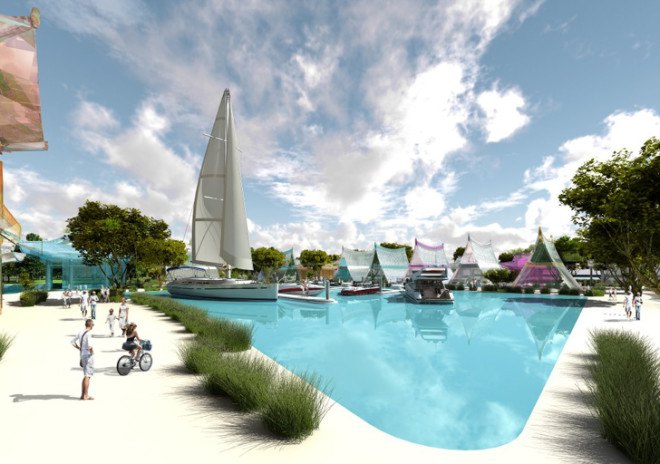 green design, eco design, sustainable design, PyeongChang, Planning Korea Designs, 2018 Winter Olympics, sky gardens, infinity shaped architecture