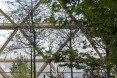 Canary Wharf, Crossrail Place, financial district, rooftop garden, Gillepsies, green design, sustainable design, sustainable transportation, London, UK, indigenous plants, ETFE cushions, ETFE plastic, timber, public garden London, Foster & Partners