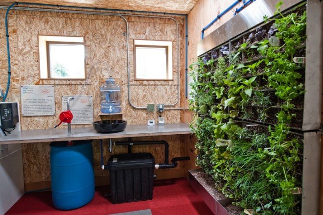 Phipps Conservatory and Botanical Gardens, SEED classroom, SEED Collaborative, modular classroom, net-zero classroom, learning spaces, net-energy architecture, prefab architecture, prefab, photovoltaics, rainwater harvesting, greywater reuse