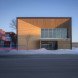 STGM Architects, headquarters, Quebec, Canada, office space, natural lighting, water management, energy-efficient building, wooden facade, timber facade, solar wall, green architecture, prefab building, open-plan office, LED lights
