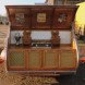 dave moult, teardrop trailer, steampunk, 19th century design, copper, leather, recycled materials