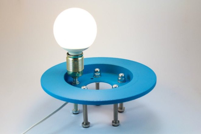 recycled materials, upcycling, upcycled lamps, decorative lamps, automotive parts, tablo, computer hardware