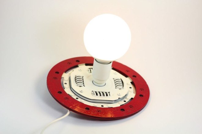 recycled materials, upcycling, upcycled lamps, decorative lamps, automotive parts, tablo, computer hardware