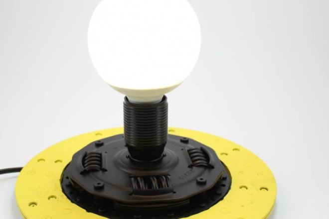 recycled materials, upcycling, upcycled lamps, decorative lamps, automotive parts, tablo, computer hardware