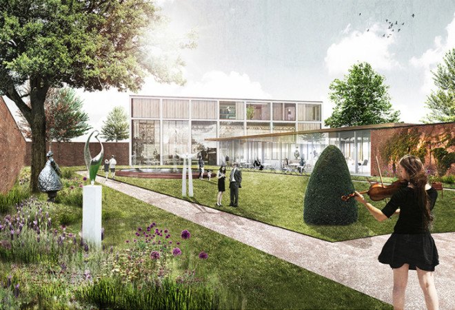 belgian architecture, marc koehler architects, leisure center, community center, devla landscape architecture, delobelle architechten, sustainable building