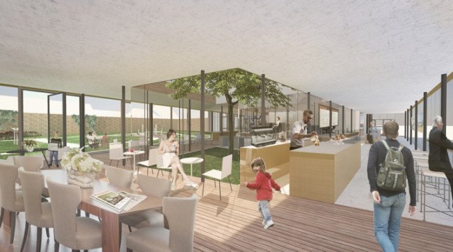 belgian architecture, marc koehler architects, leisure center, community center, devla landscape architecture, delobelle architechten, sustainable building
