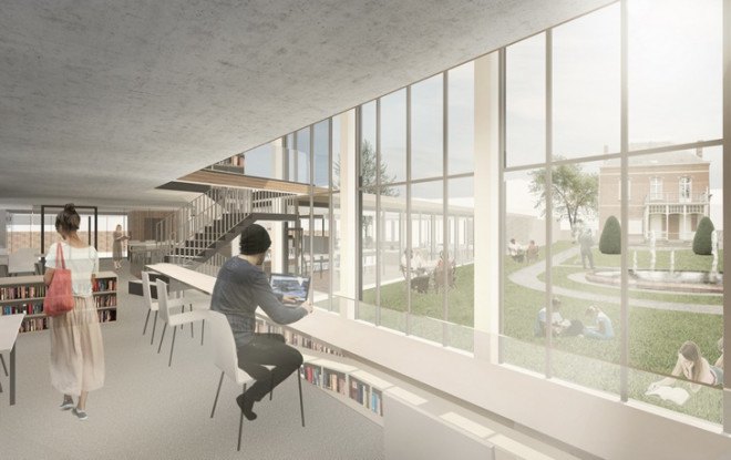 belgian architecture, marc koehler architects, leisure center, community center, devla landscape architecture, delobelle architechten, sustainable building