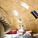 energy efficient home, rooftop solar array, Self-Supporting Dome Homes, Nicoló Bini's, AchiBlox, Christopher Simmonds, sustainable renovation, contemporary home, Bates Masi Architects, Jim Poteet architect, modular furniture, German-certified home