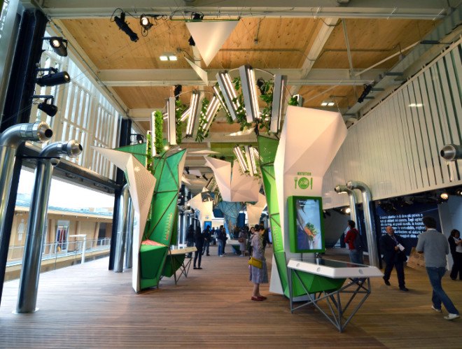 Biber Architects, USA Pavilion, milan expo, world expo, 2015 world expo, world expo 2015, milan world expo, green architecture, sustainable architecture, green wall, living wall, vertical farm, American Food 2.0: United to Feed the Planet, American Food 2.0, sustainable agriculture, sustainable food, US Pavilion
