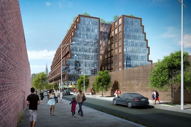 Williamsburg Generator Office, architecture, Brooklyn architecture, Heritage Equity Partners, tech hub, tech hub office space, office space brooklyn, new developments williamsburg, Kent Avenue and North 12th Street office space, urban design, glass buildings nyc,